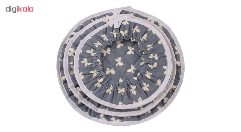 ست دم کنی 3 تکه طرح پروانه کد SH-1577