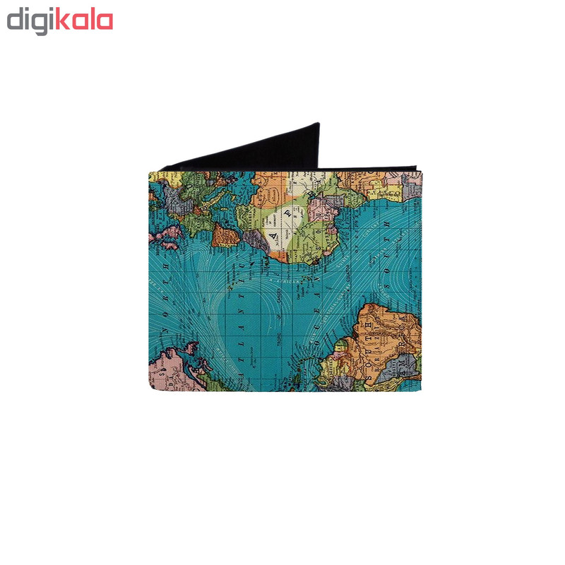کیف پول طرح نقشه جهان کد kp39