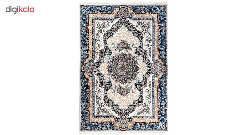 فرش ماشینی سهند کد VF12.5K زمینه کرم