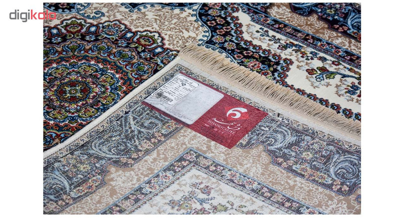 فرش ماشینی سهند کد VF12.5K زمینه کرم