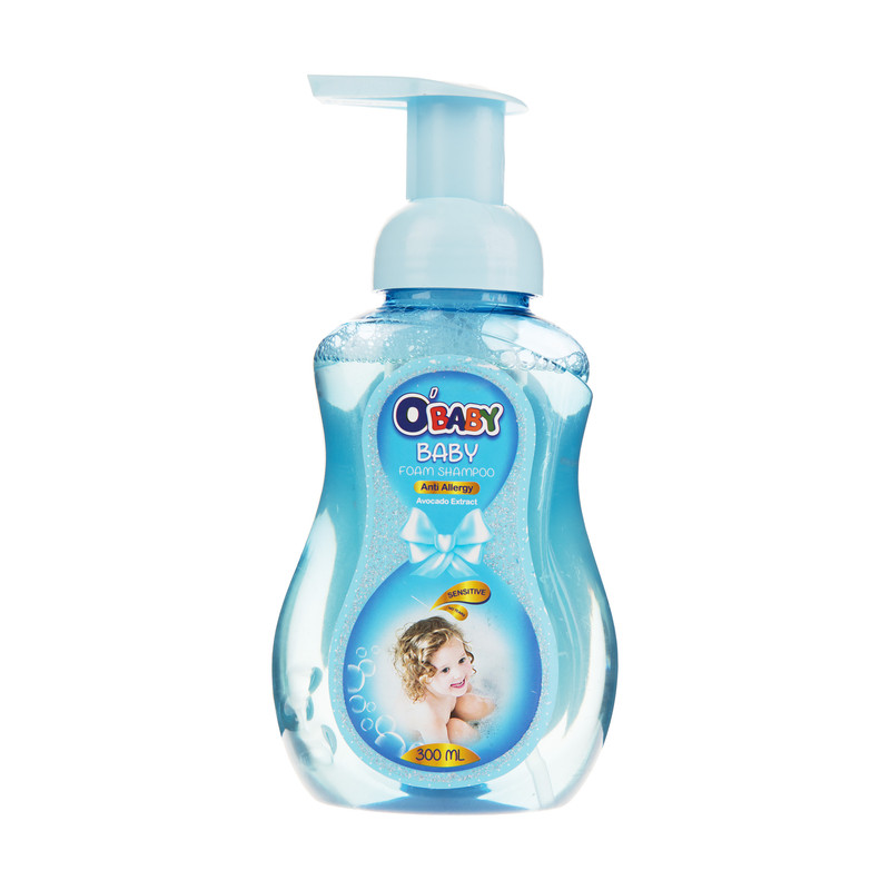شامپو فوم سر نوزاد او بیبی حجم 300 میلی لیتر