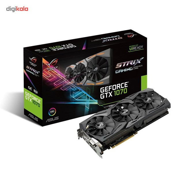 کارت گرافیک ایسوس مدل STRIX-GTX1070-8G-GAMING