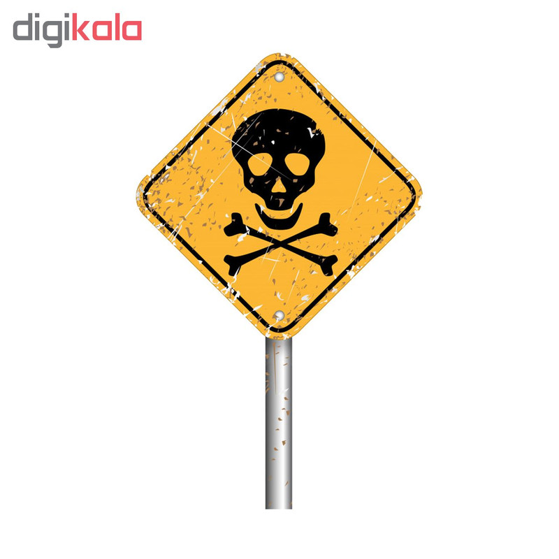 استیکر لپ تاپ طرح Hazard کد STL833