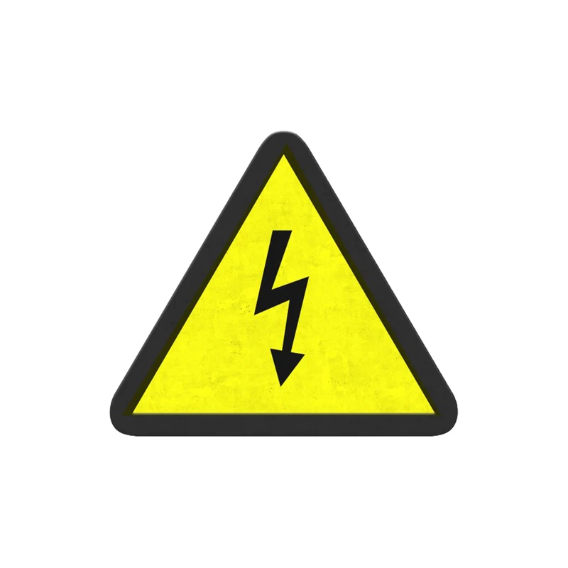 استیکر لپ تاپ طرح Hazard کد STL834