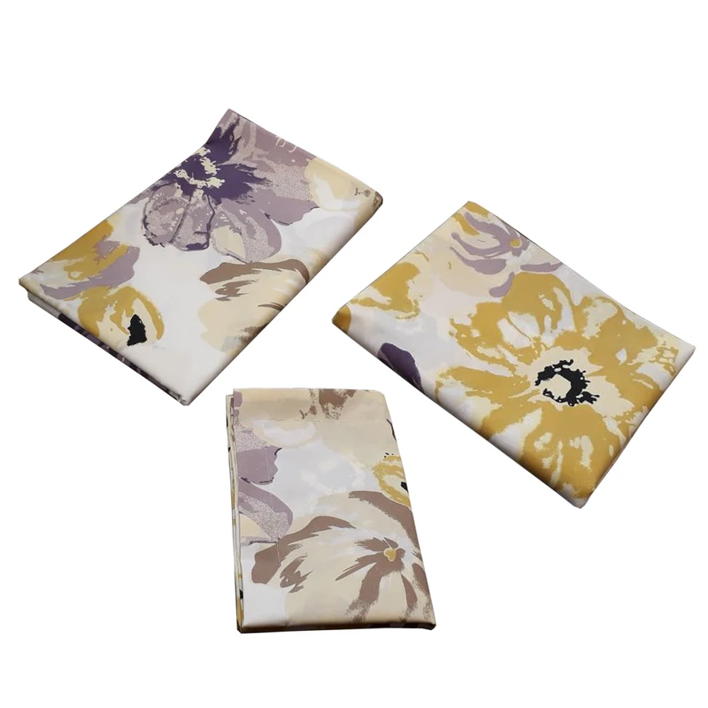 سرویس ملحفه مدل نسترن کد F0096 دونفره 3 تکه