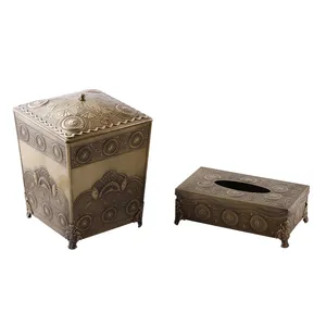ست سطل و جا دستمال کاغذی دیانا مدل خاتم MPYT کد DLT-B979