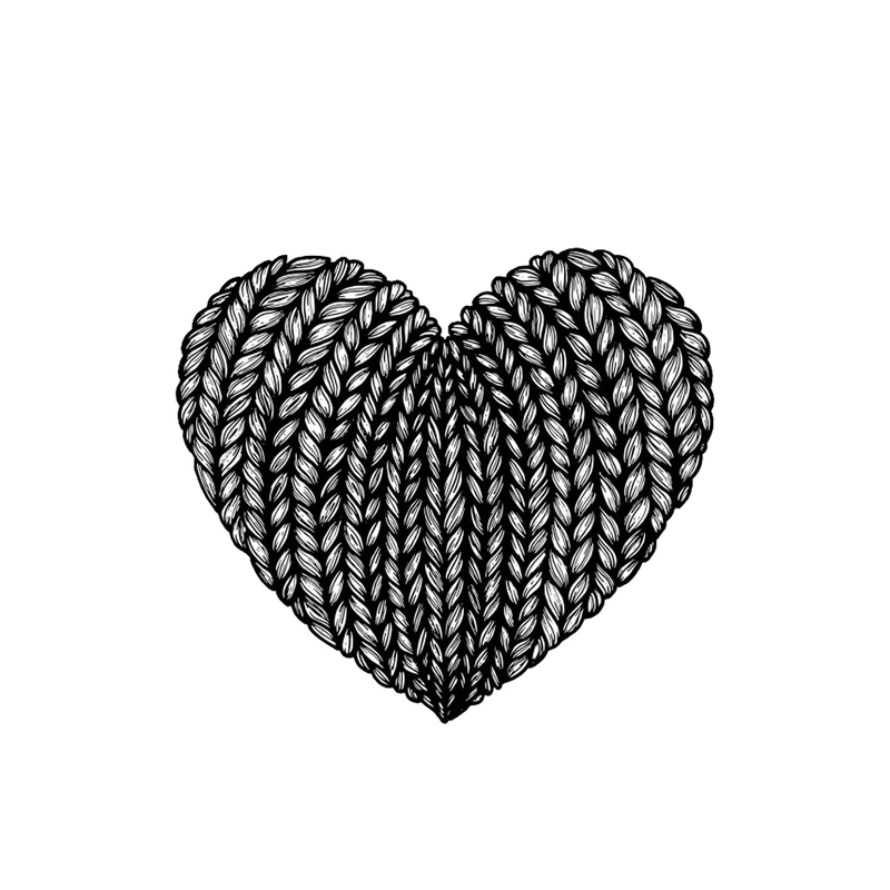 استیکر لپ تاپ طرح قلب کد STL892