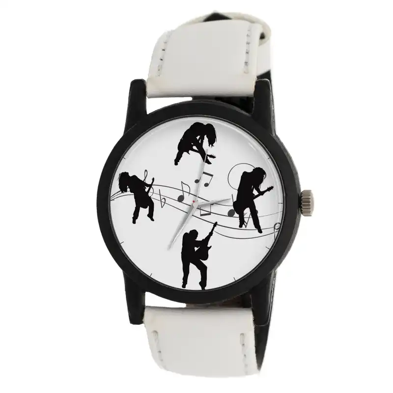 ساعت مچی عقربه ای طرح موسیقی مدل LF1461