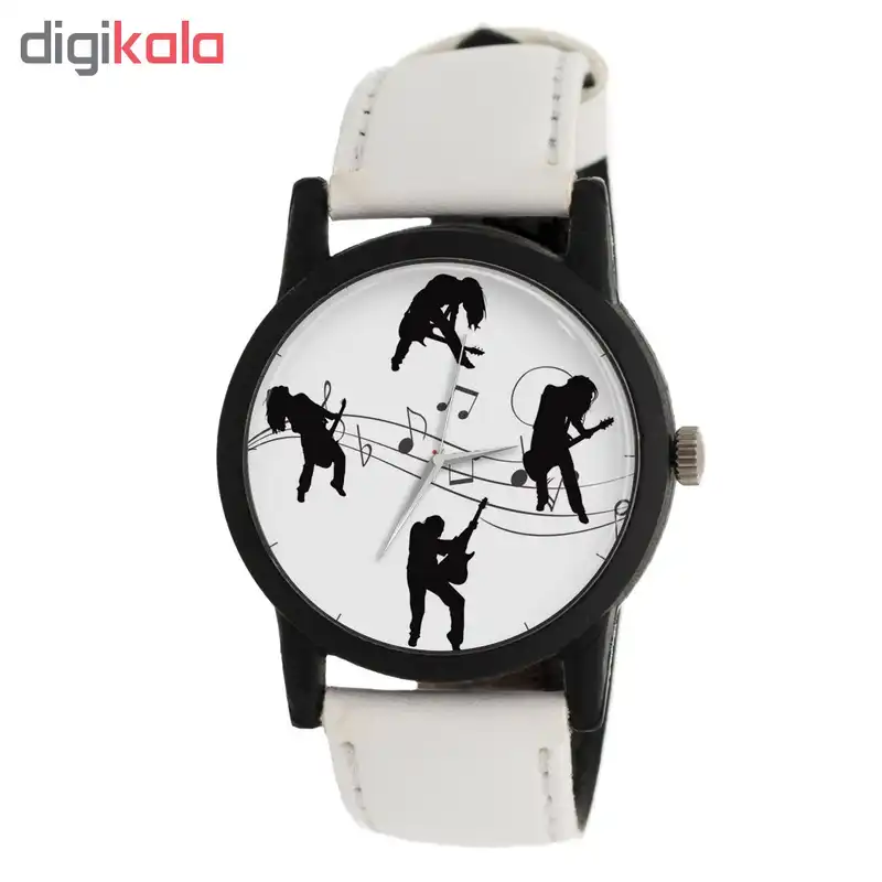 ساعت مچی عقربه ای طرح موسیقی مدل LF1461