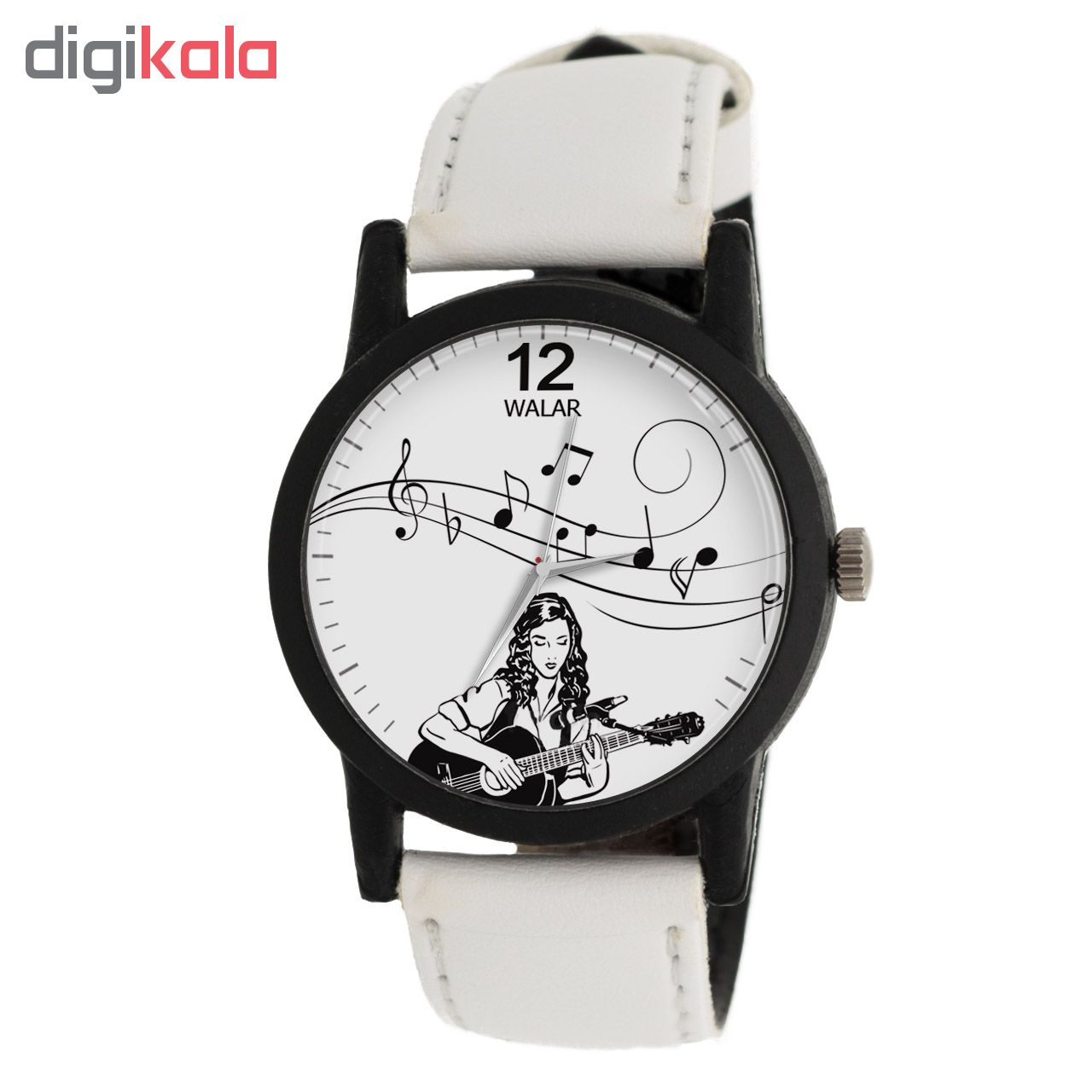ساعت مچی عقربه ای زنانه والار طرح موسیقی مدل LF1462