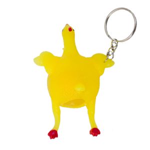 نقد و بررسی آویز عروسکی طرح مرغ تخم گذار ضد استرس کد shb22 توسط خریداران
