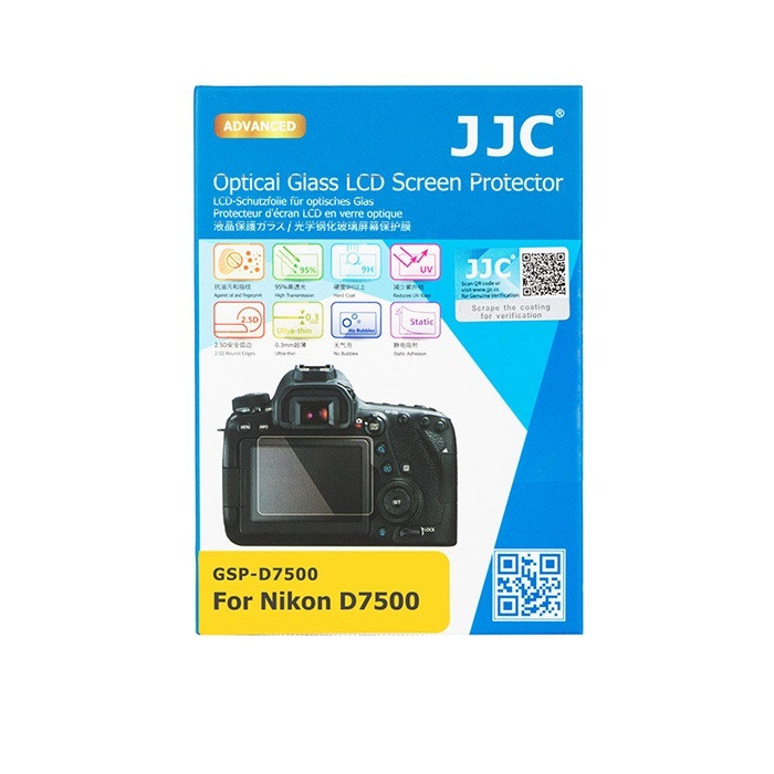 تصویر محافظ صفحه نمایش دوربین جی جی سی مدل GSP-D7500 مناسب برای دوربین نیکون D7500 بسته 3 عددی