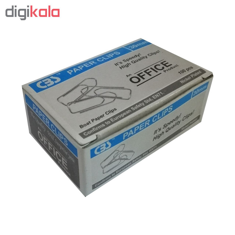 گیره کاغذ سی بی اس کد1132 بسته 100 عددی