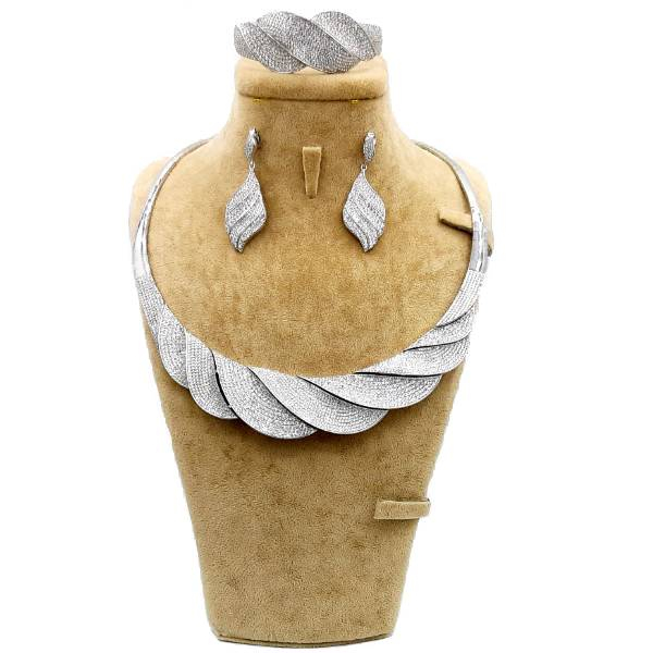 ست نقره زنانه مدل SAJ590