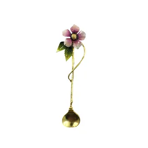 قاشق چای خوری طرح گل کد 98060