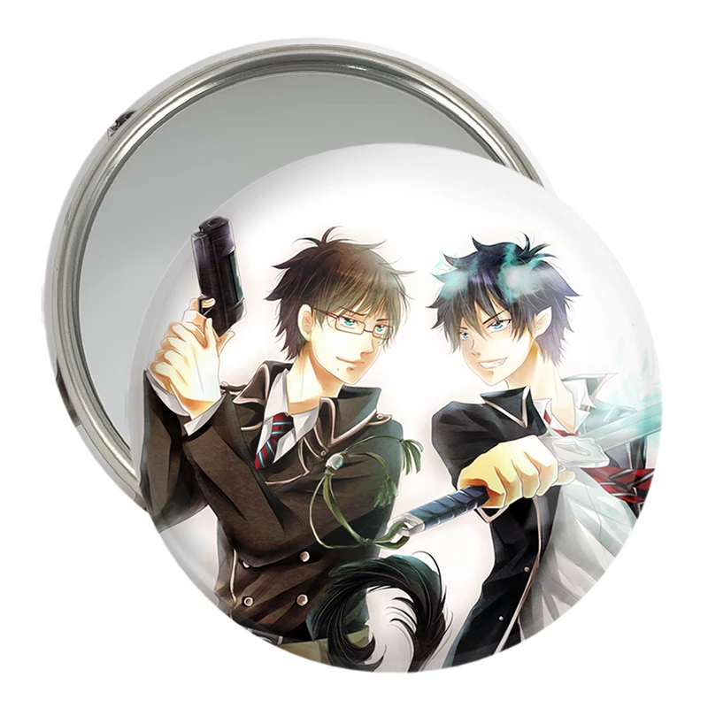 آینه جیبی خندالو مدل رین و یوکیو انیمه جنگیر آبی  کد 16385