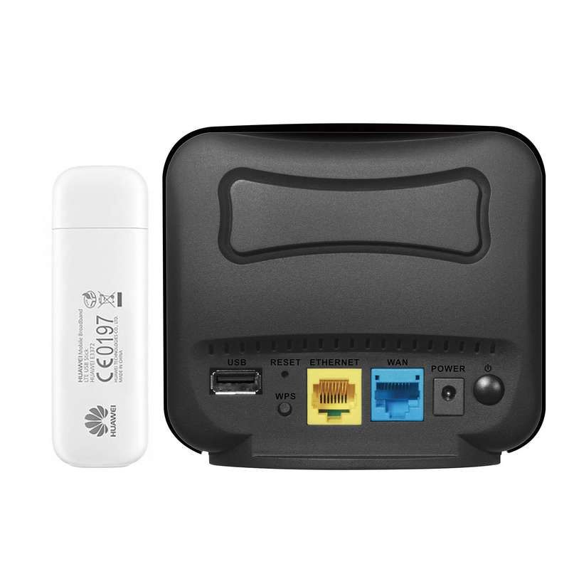 مودم 4G هوآوی مدل E3372 به همراه روتر دی-لینک