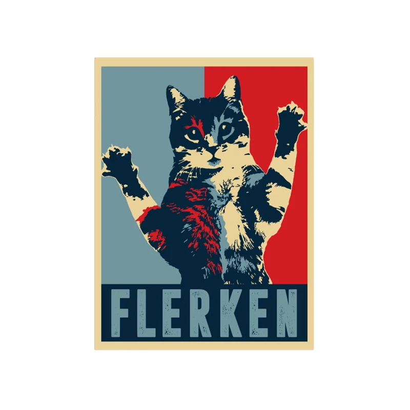 استیکر طرح گربه کد STP593