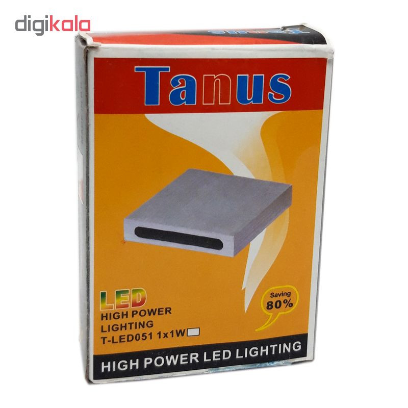 چراغ دیواری 1 وات تانوس مدل T-LED051