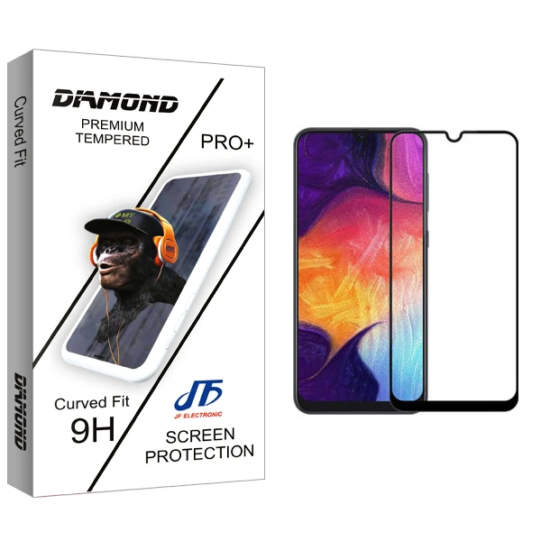 محافظ صفحه نمایش جی اف مدل Diamond glass مناسب برای گوشی موبایل سامسونگ Galaxy M20