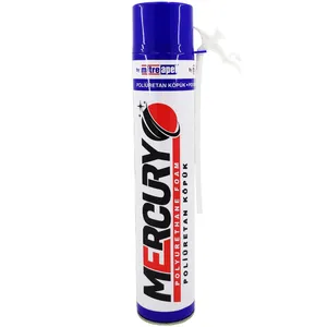 اسپری فوم پلي اورتان مرکوری مدل MULTI PURPOSE حجم 750 میلی لیتر