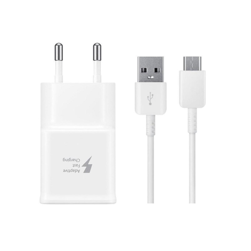 شارژر دیواری مدل EP-TA20EWE  به همراه کابل تبدیل USB-C