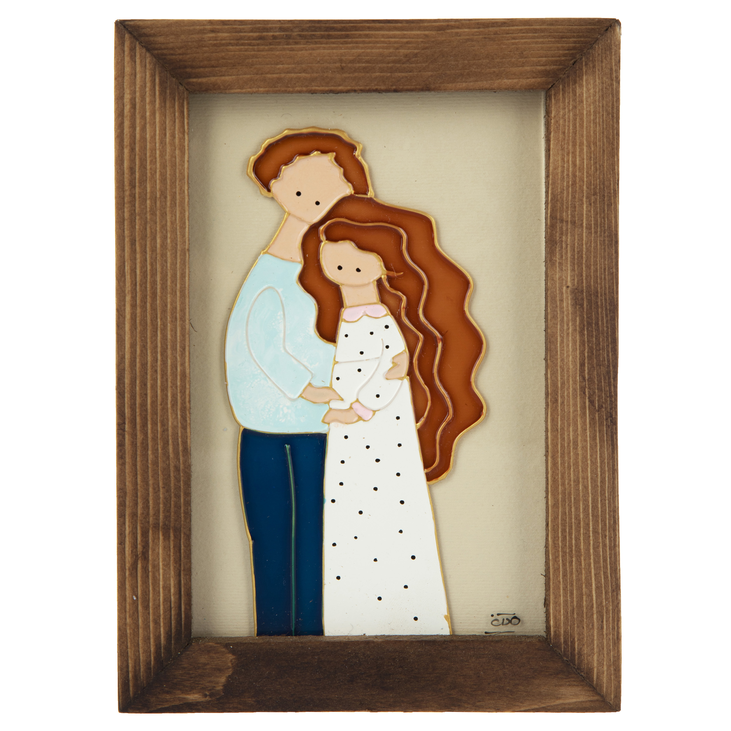 تابلو ویترای طرح زوج کد 35