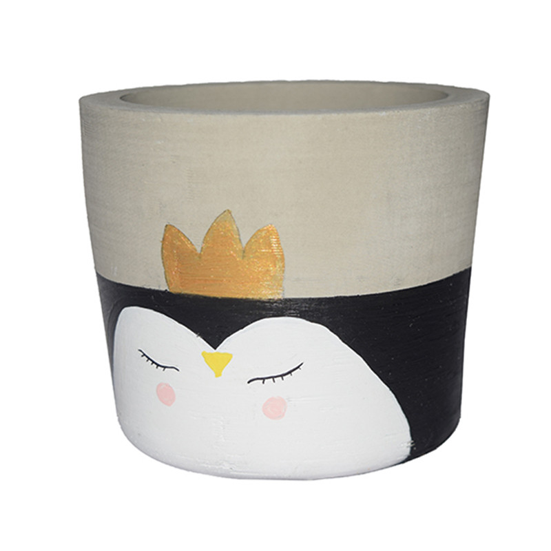 گلدان طرح پنگوئن کد 104