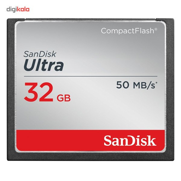 کارت حافظه CompactFlash سن دیسک مدل Ultra سرعت 333X 50MBps ظرفیت 32 گیگابایت