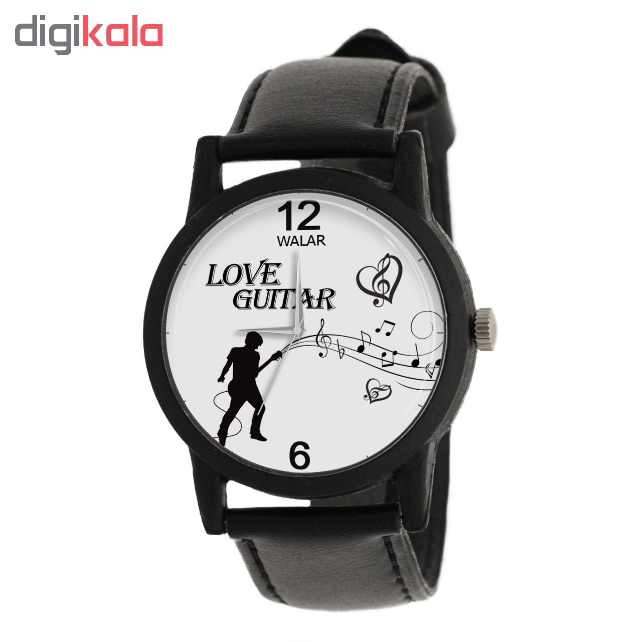 ساعت مچی عقربه ای والار طرح Love Guitar مدل LF1326