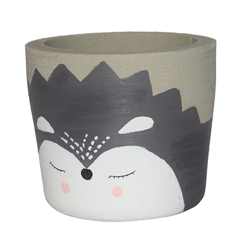 گلدان طرح جوجه تیغی کد 107 گلدان طرح جوجه تیغی کد 107