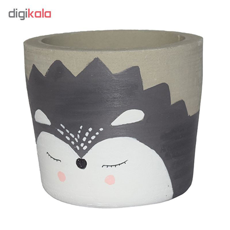گلدان طرح جوجه تیغی کد 107 گلدان طرح جوجه تیغی کد 107