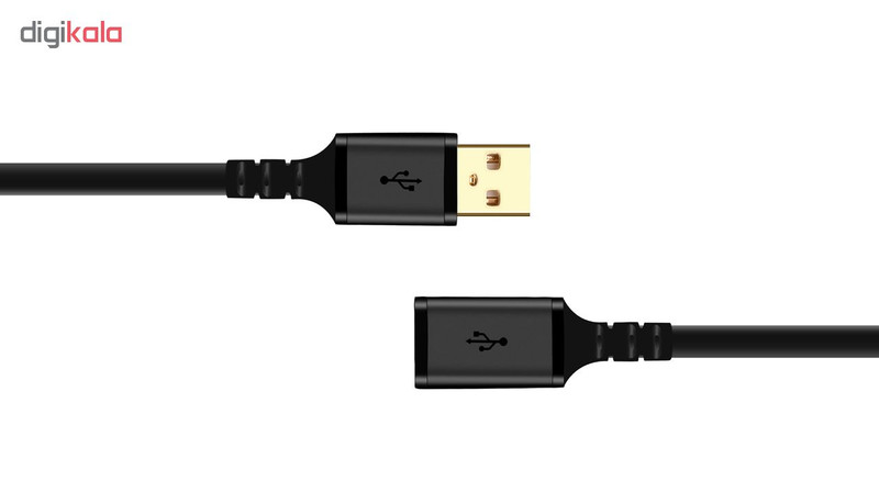 کابل افزایش طول USB2.0 کی نت پلاس مدل KP-C4014 طول 3متر