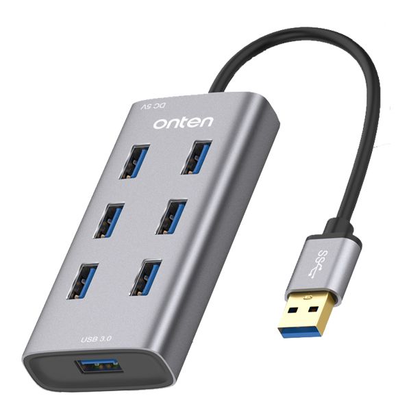 هاب 7 پورت USB 3.0 اونتن مدل OTN-8108 هاب 7 پورت USB 3.0 اونتن مدل OTN-8108