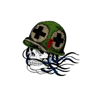 استیکر طرح اسکلت کد STP648