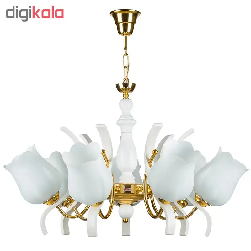 لوستر 7 شعله چشمه نور کد A808.7WT