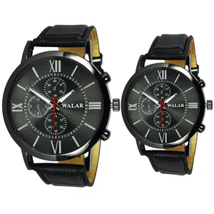 ست ساعت مچی عقربه ای زنانه و مردانه والار مدل Wall-bl-03