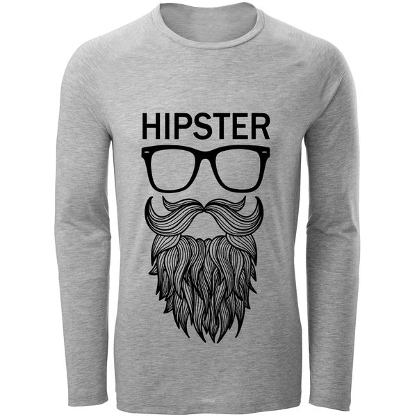 تی شرت آستین بلند مردانه طرح HIPSTER مدل S261 تی شرت آستین بلند مردانه طرح HIPSTER مدل S261