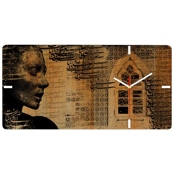 ساعت دیواری چارگوش مدل RC10