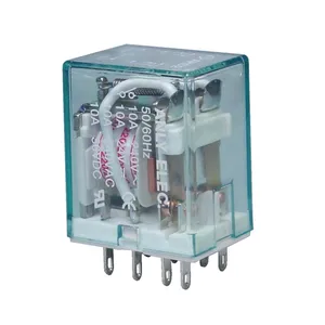 رله چراغ دار 8 پایه آنلی مدل AHC2N-220 بسته 10 عددی 