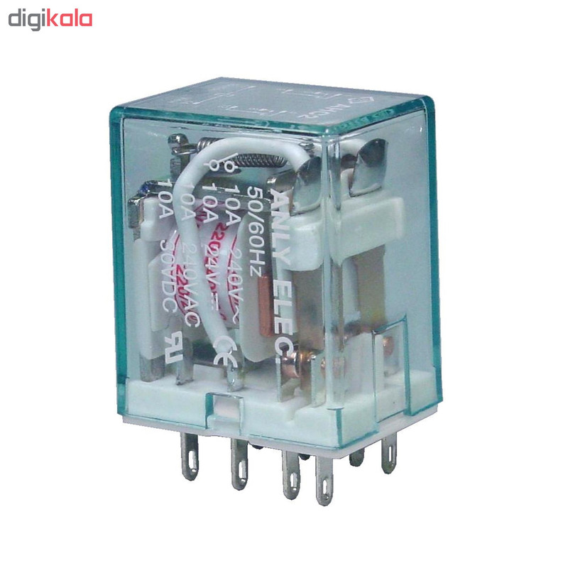 رله چراغ دار 8 پایه آنلی مدل AHC2N-220 بسته 10 عددی رله چراغ دار 8 پایه آنلی مدل AHC2N-220 بسته 10 عددی