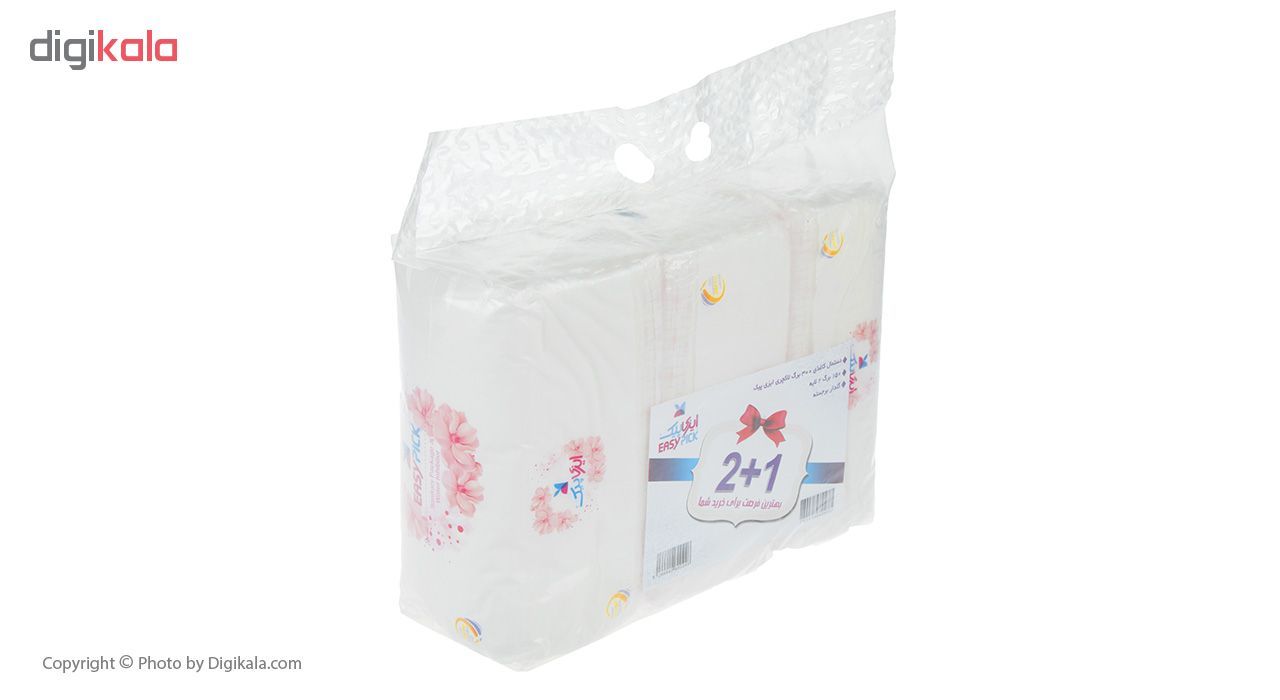 دستمال کاغذی 150 برگ ایزی پیک مدل Luxury بسته 3 عددی main 1 1