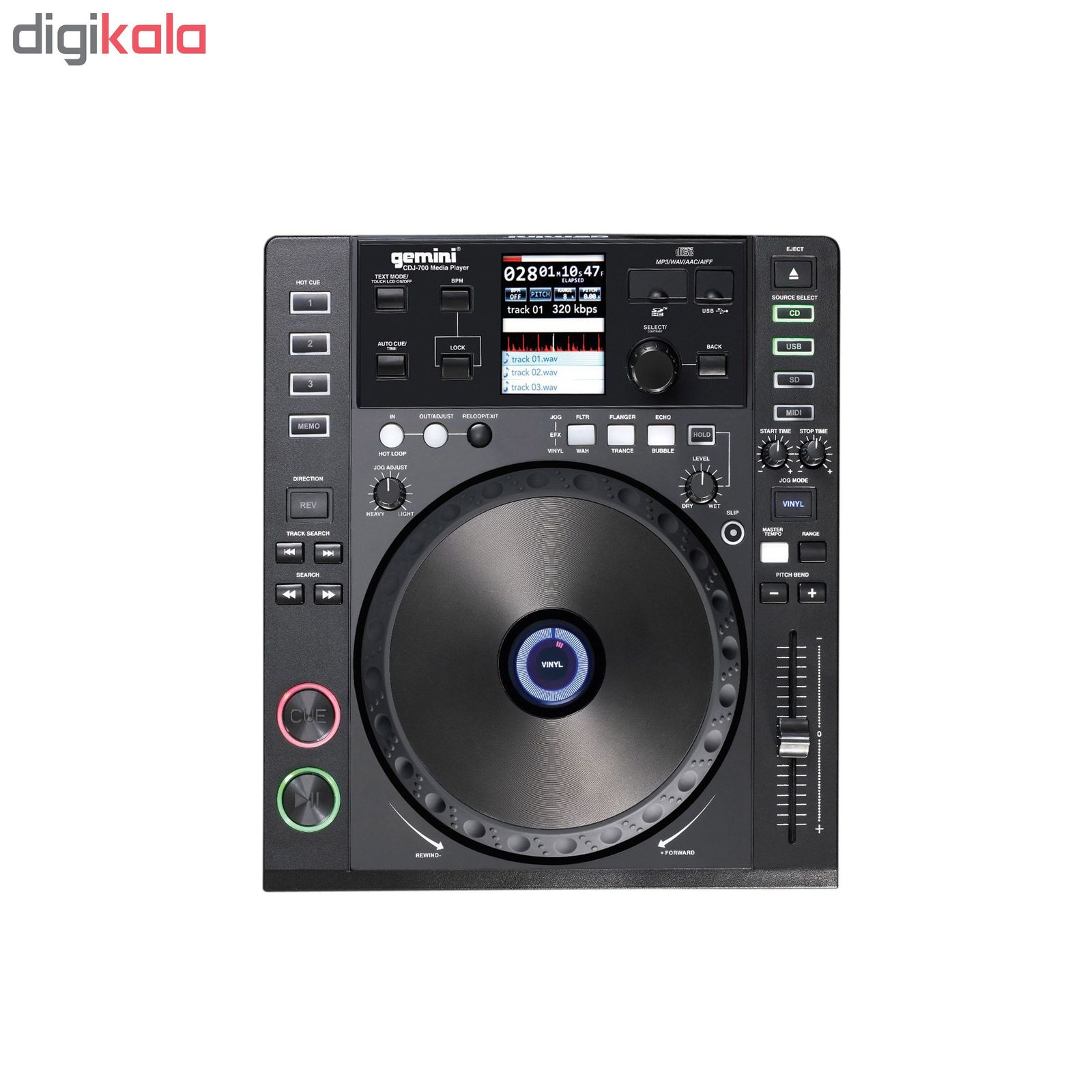 دی جی کنترلر جمینی مدل CDJ-700