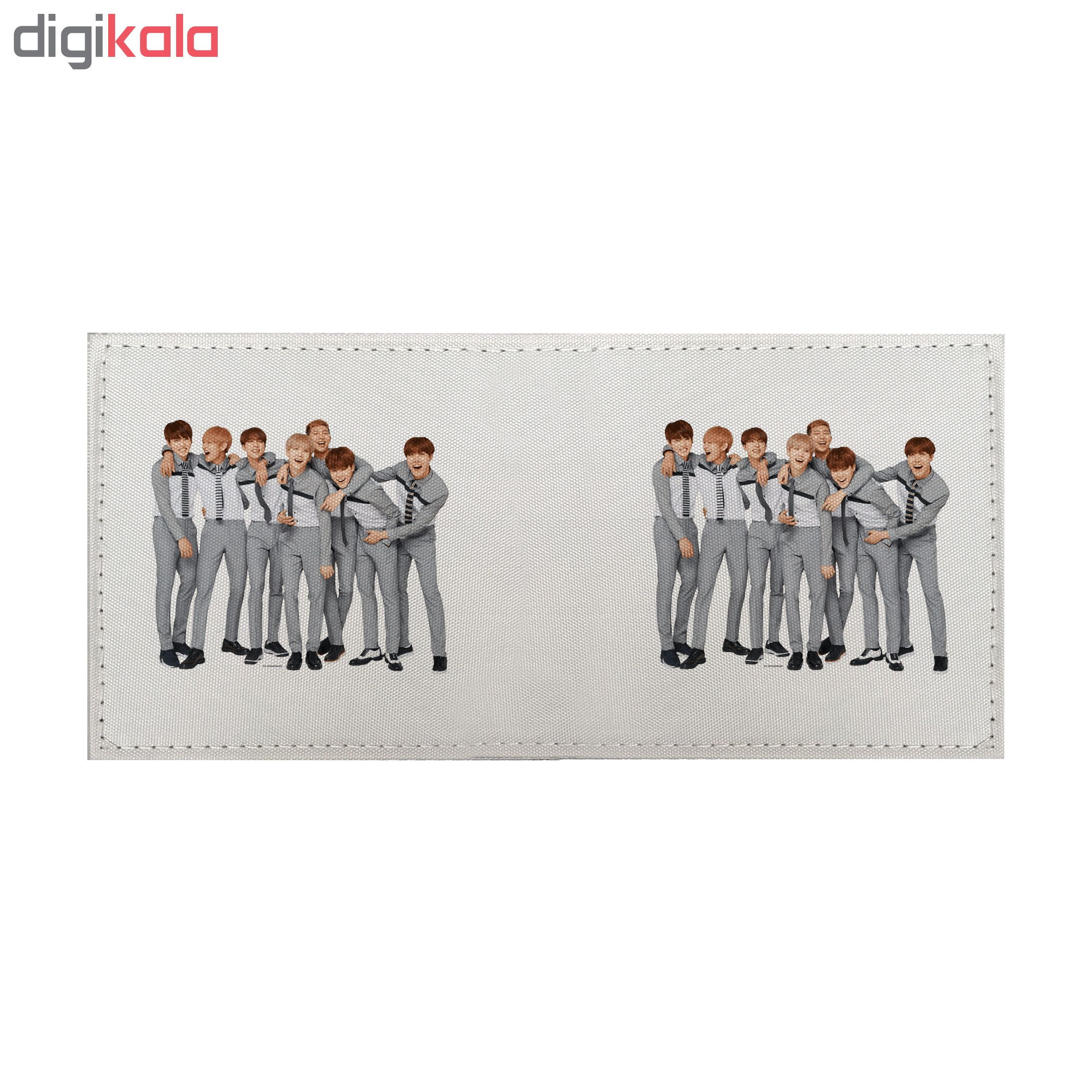 کیف پول طرح bts مدل kp56