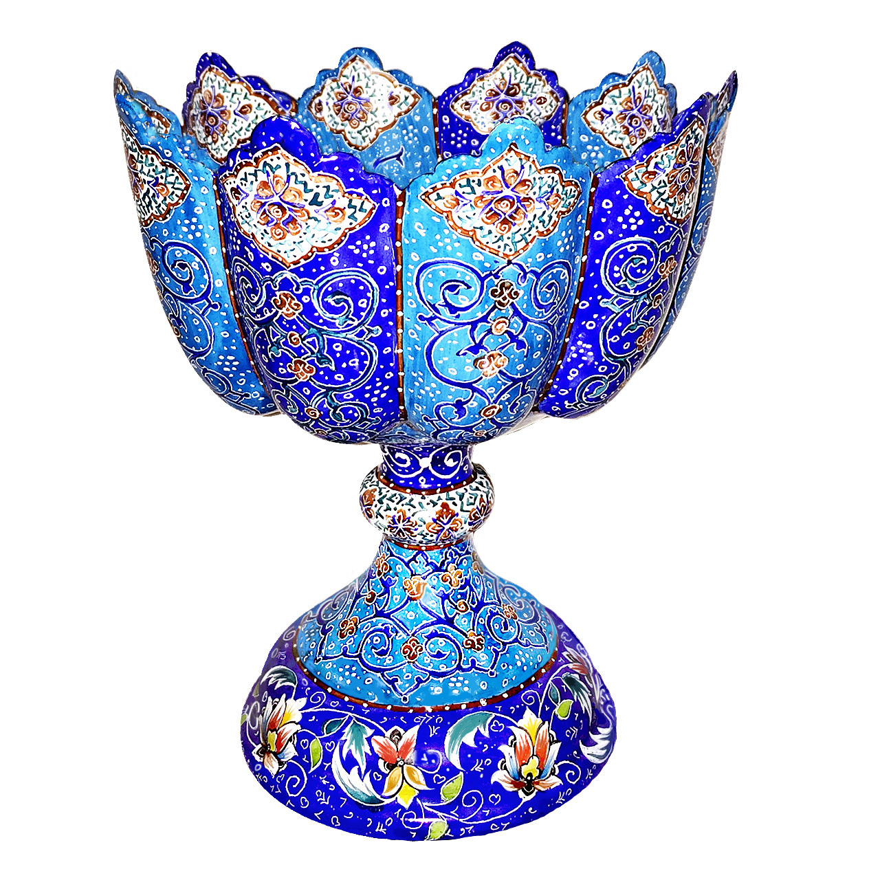 شکلات خوری میناکاری آسمانی طرح حصار عشق مدل Choco-1-3-Size_C