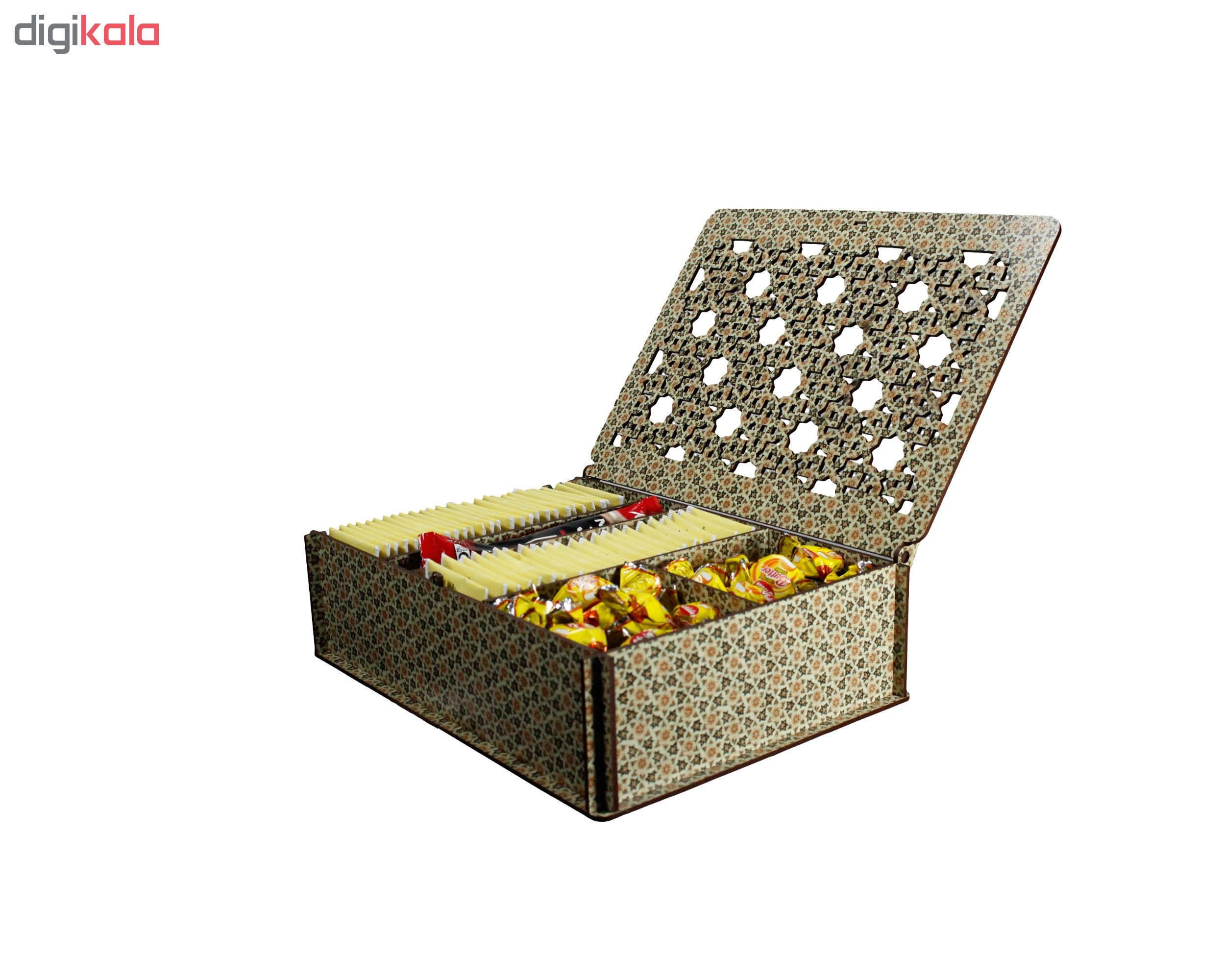 شکلات خوری خاتم کاری مدل زیتون کد 04