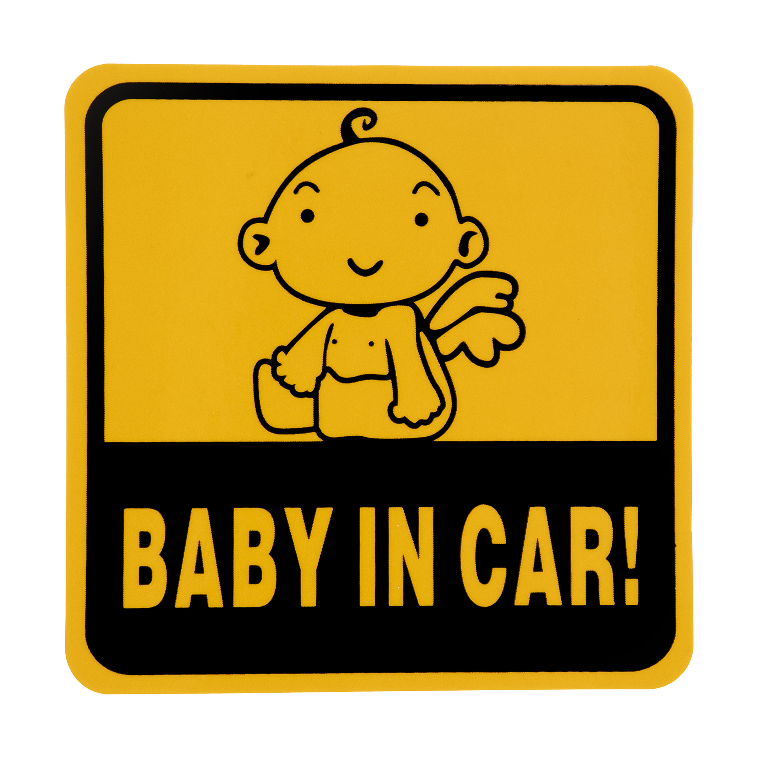 برچسب بدنه خودرو طرح BABY IN CAR کد 29
