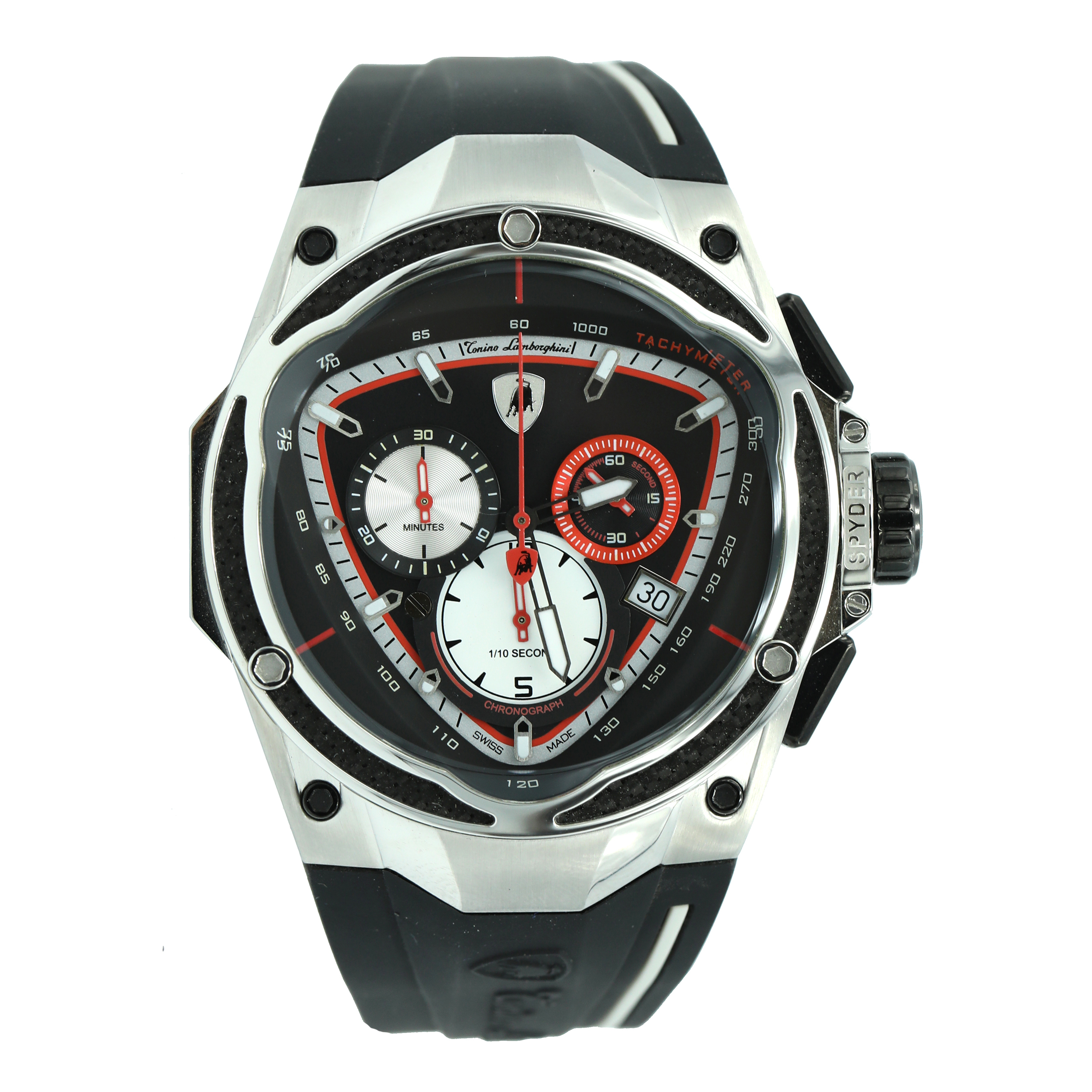 ساعت مچی عقربه ای مردانه تونینو لامبورگینی مدل SPYDER Red Line - 07