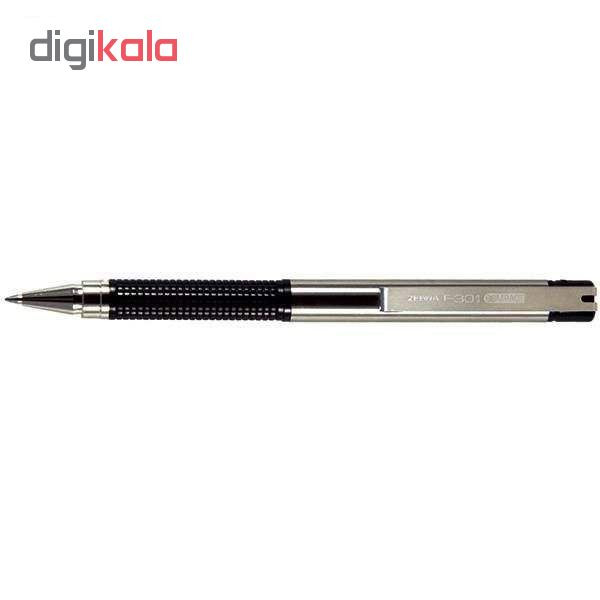 خودکار زبرا مدل F-301 Compact به همراه یدک مشکی