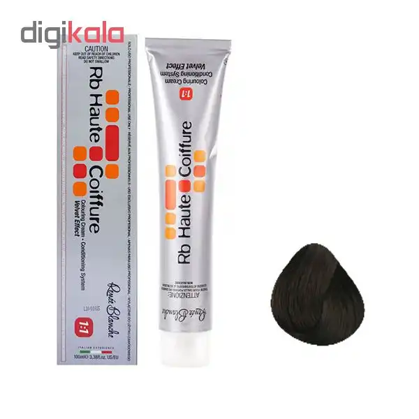 رنگ مو رنه بلانش سری coiffure شماره 4.4T حجم 100 میلی لیتر رنگ قهوه ای تنباکویی